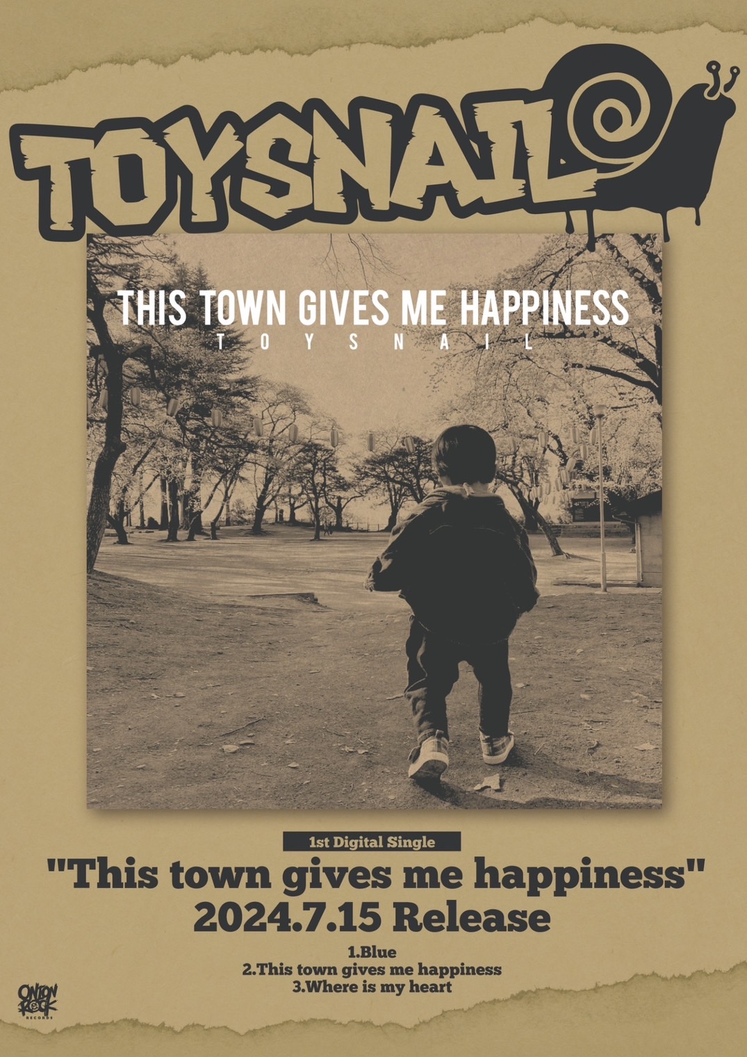 TOYSNAIL 1st Degital Single Flyer